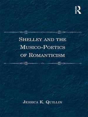 cover image of Shelley and the Musico-Poetics of Romanticism